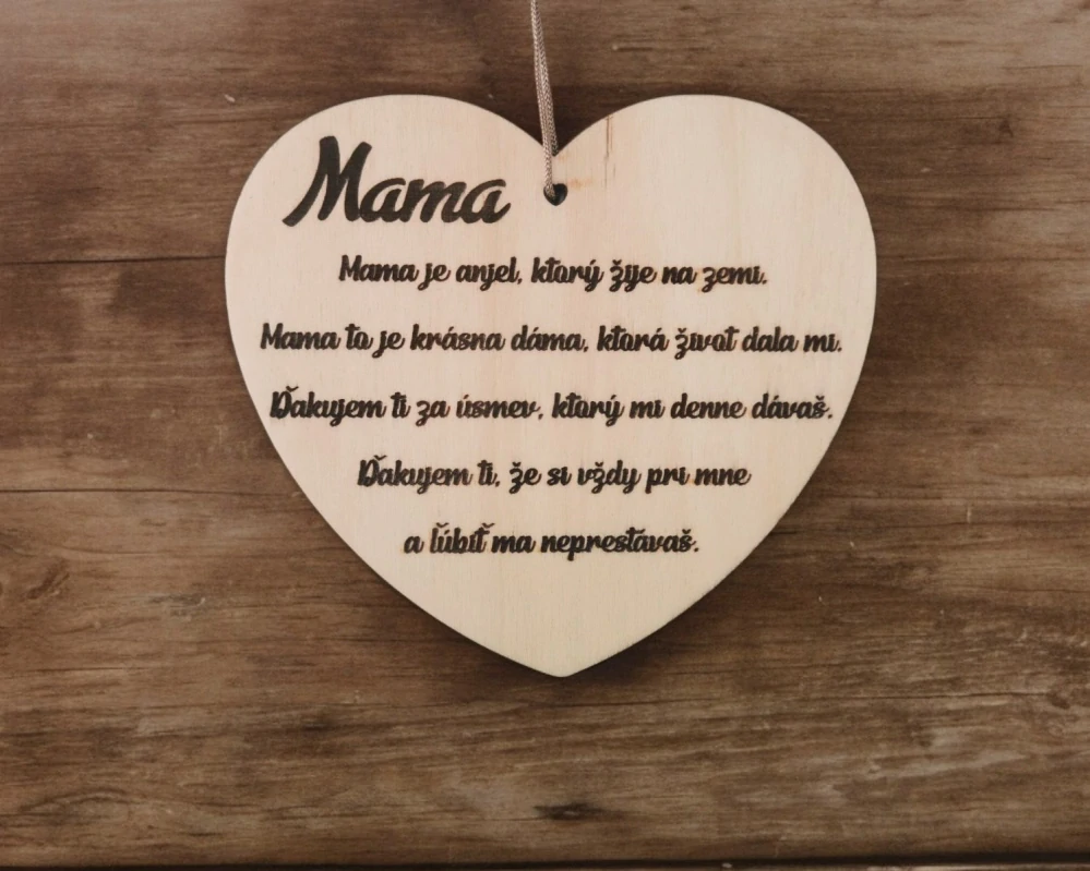 Srdiečko pre mamu