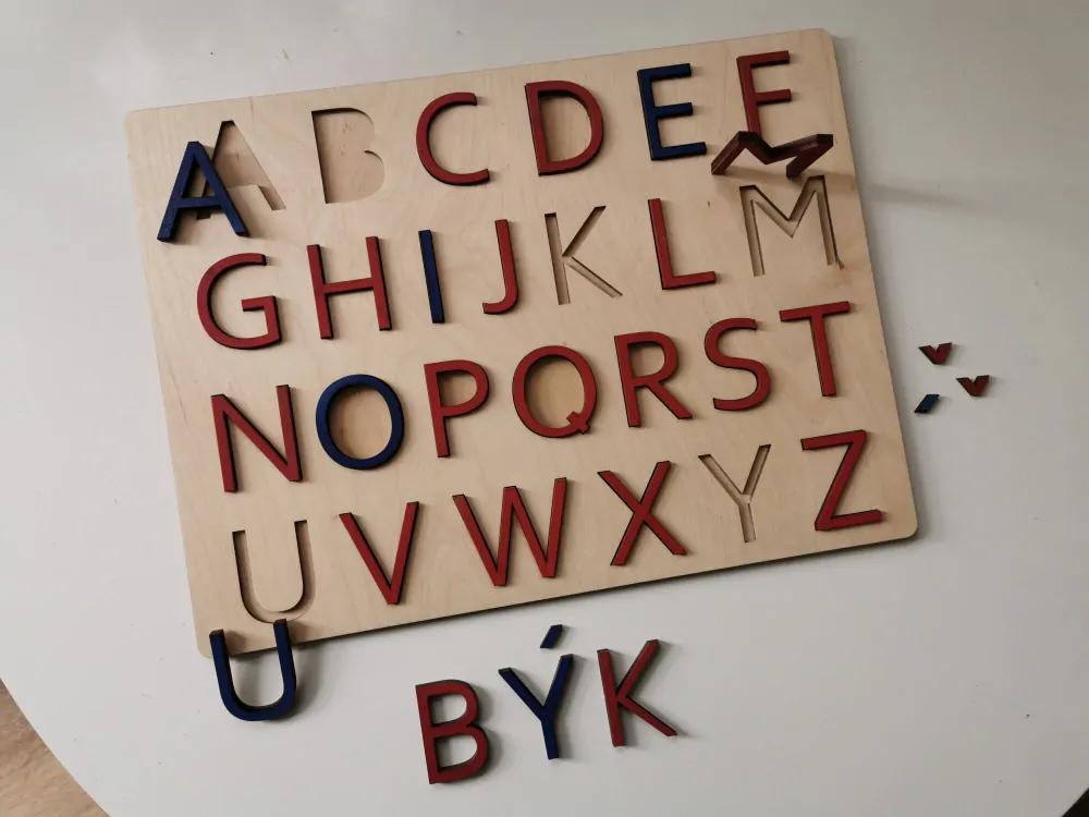 Vkladacia abeceda - veľká