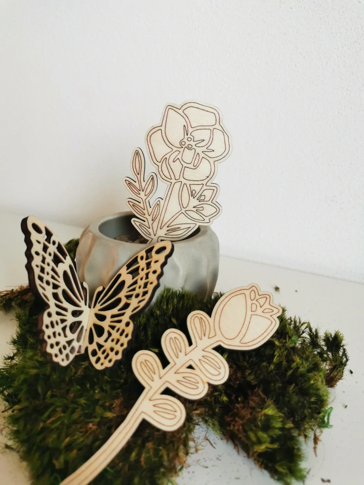 3D drevený motýľ 🦋✨