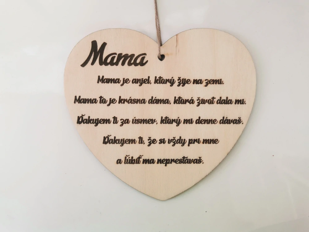 Srdiečko pre mamu