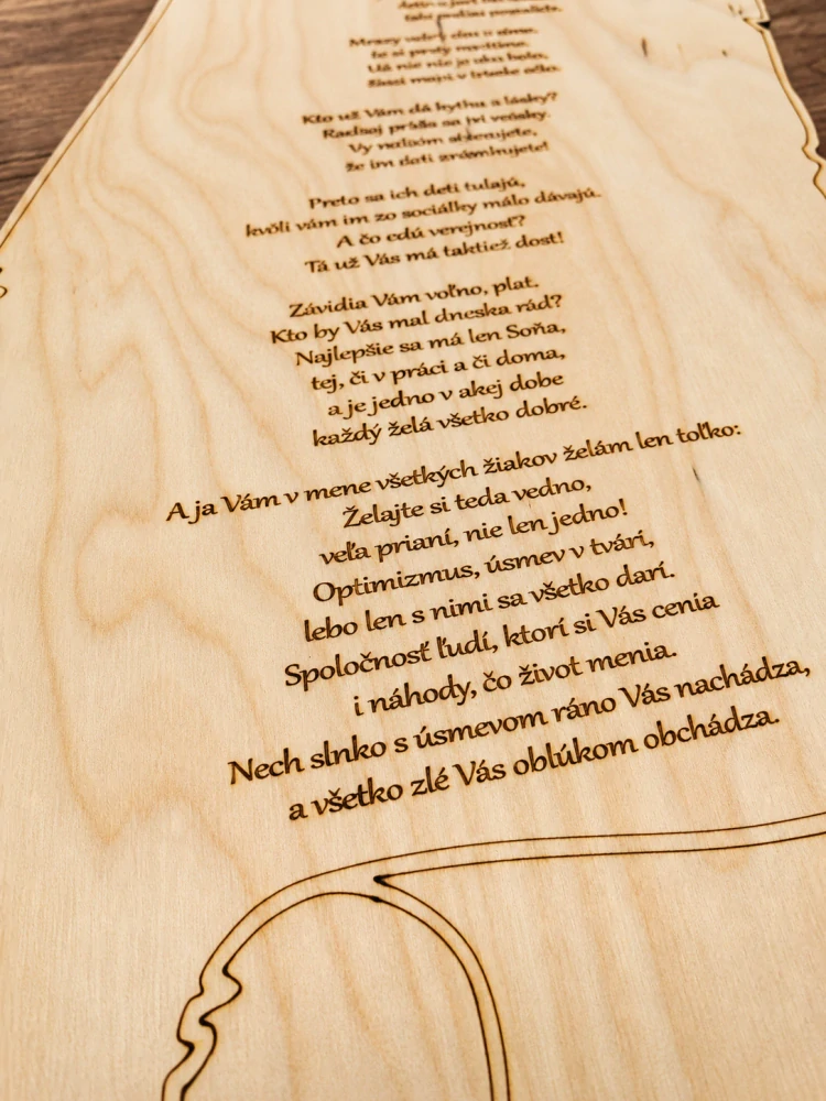Tabuľa - pergamen