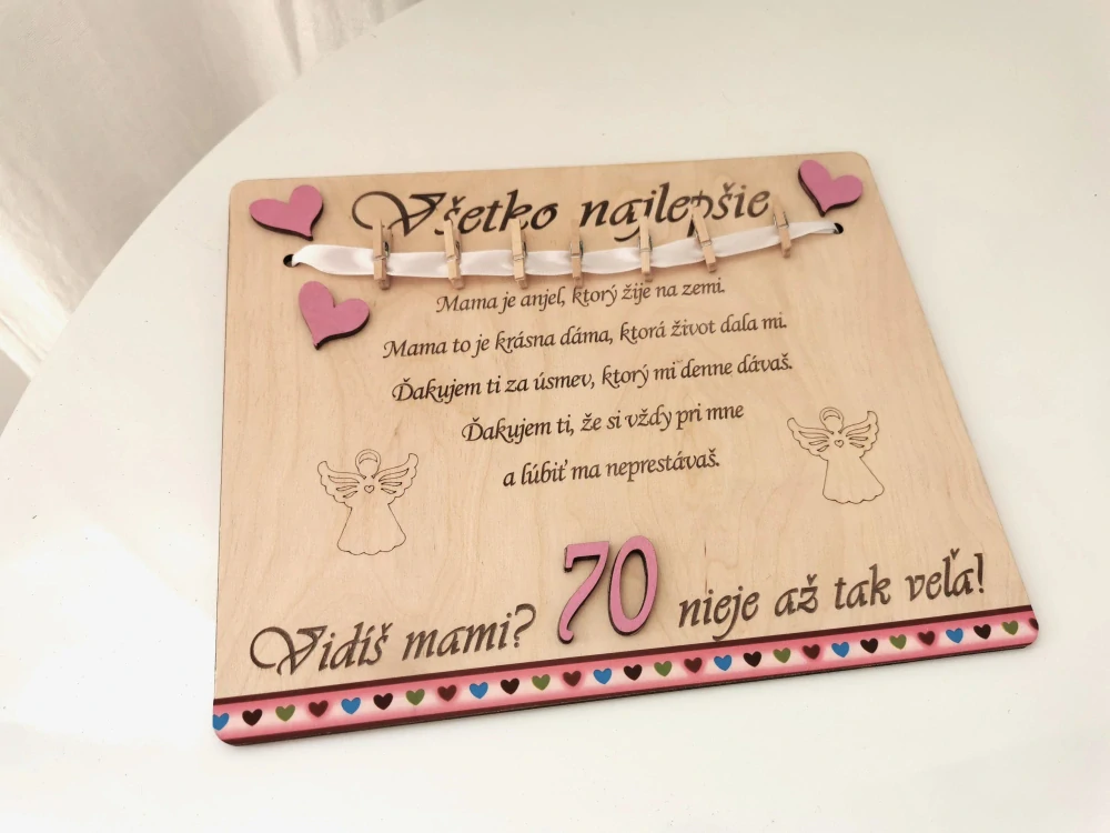 Tabuľka na peniaze