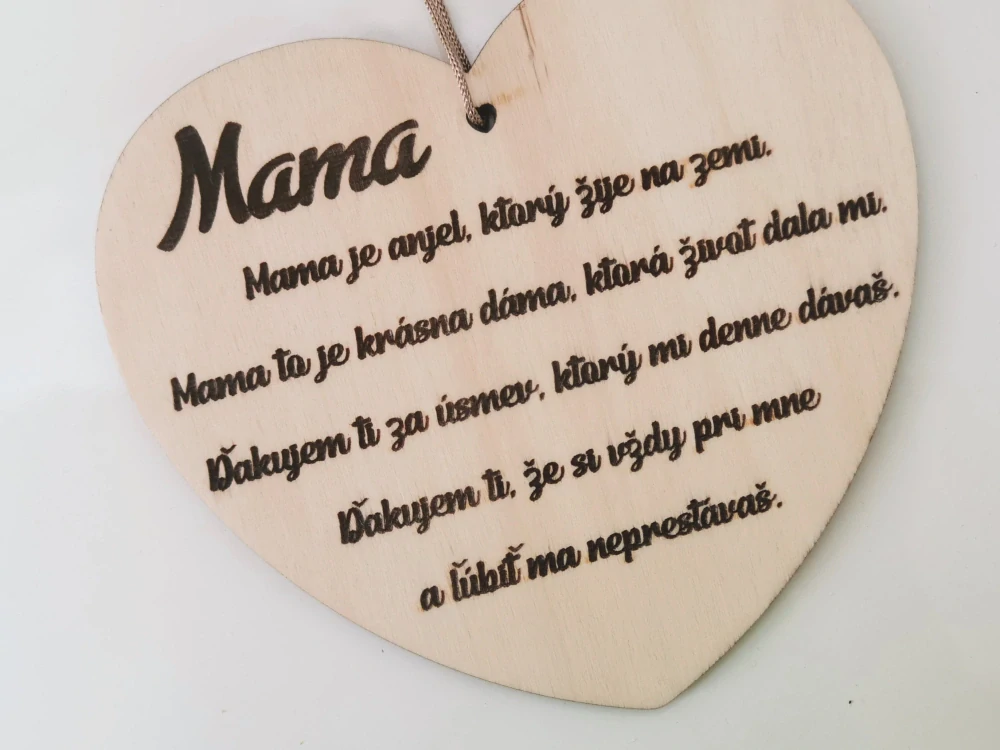 Srdiečko pre mamu