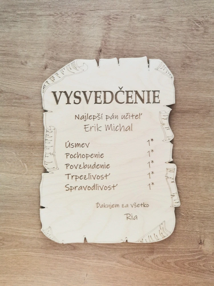 Vysvedčenie