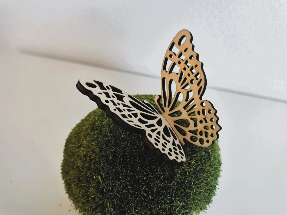 3D drevený motýľ 🦋✨