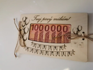 Obálka na ,,Tvoj 1. milión,,