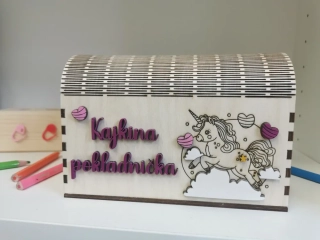 Pokladnička - jednorožec