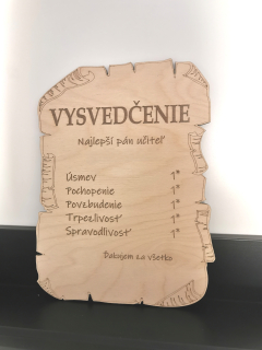 Vysvedčenie