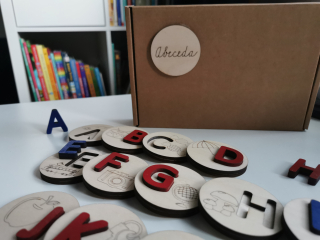 Vkladacie puzzle - abeceda