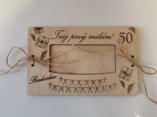 Obálka na ,,Tvoj 1. milión,,