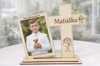 Fotorámik s krížikom